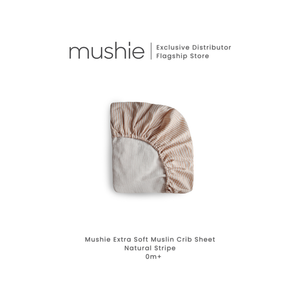 Open image in slideshow, MUSHIE Extra Soft Muslin Crib Sheet | Mushie Frigg Flagship Store
